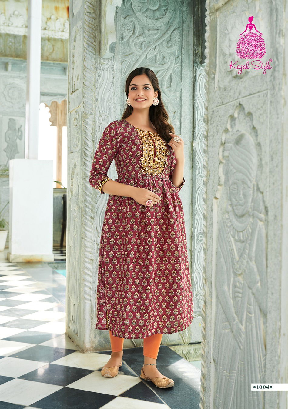 Kesariya Vol 1 By Kajal Style Nayra Cut Kurtis Catalog
